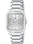 Crestello Silver Metal Analog Men's Watch