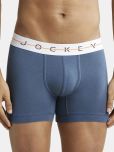 Jockey NY16 Men Cotton Elastane Stretch Solid Trunk - Mid Night Navy