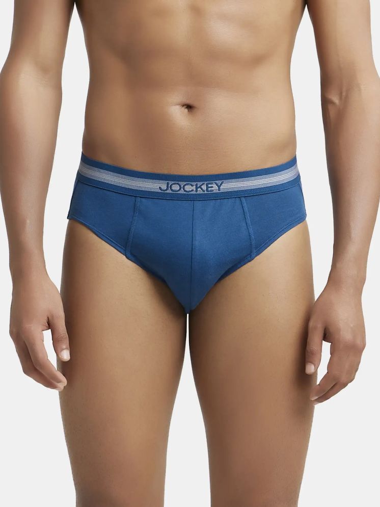     			Pack of 1 Jockey Blue 1010 Cotton Men's Briefs