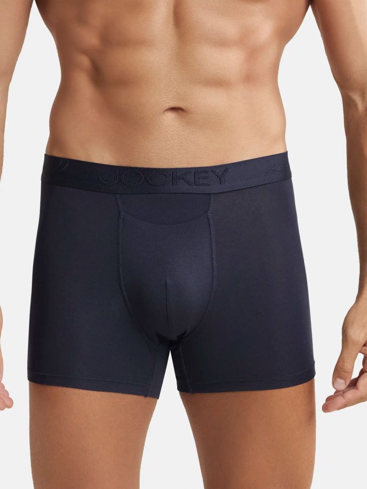     			Jockey IC52 Men Tencel Micro Modal Cotton Elastane Stretch Solid Boxer Brief - True Navy