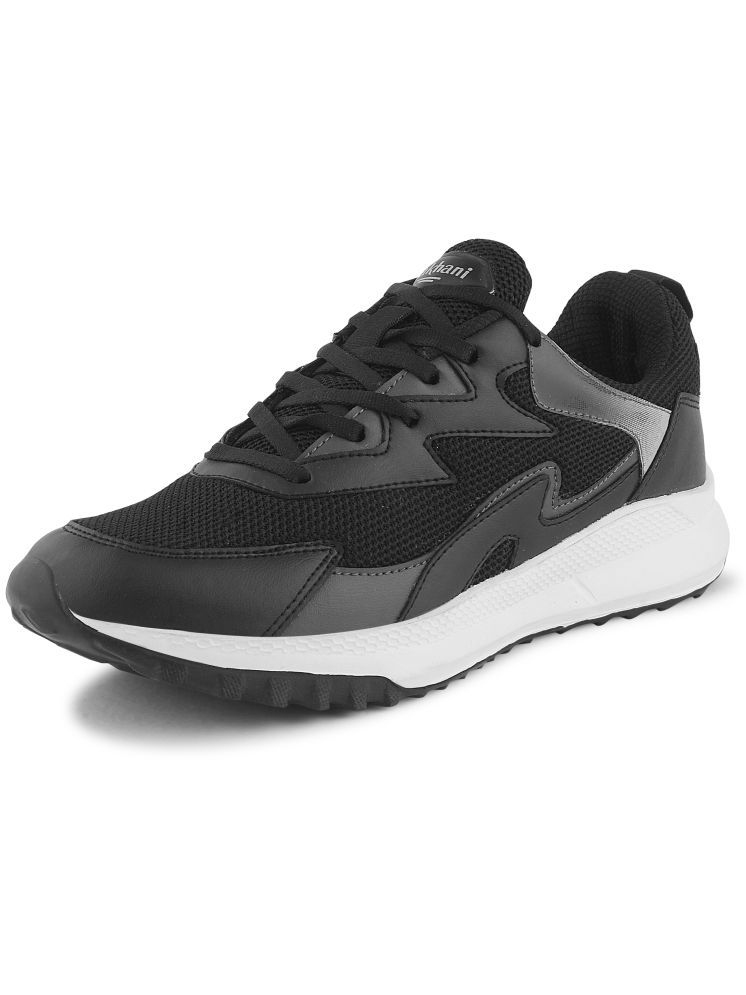     			Lakhani Aashirwad E-Active-02_Black Black Men's Sports Running Shoes