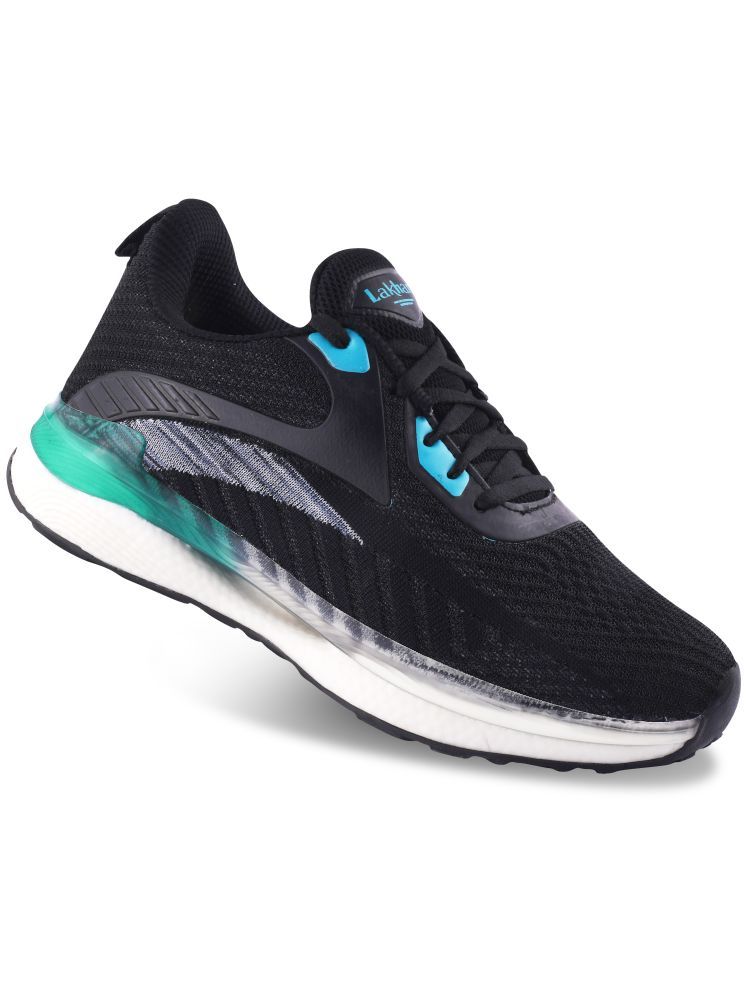     			Lakhani Aashirwad E-Delta-01-Blk-C.Grn Green Men's Sports Running Shoes