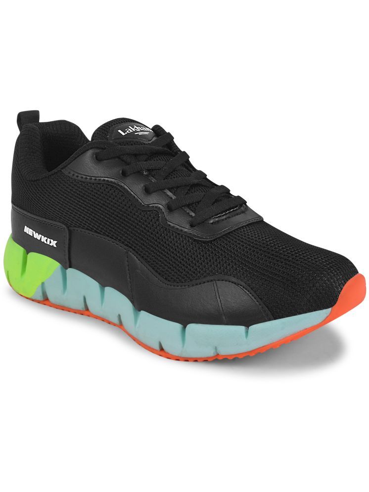     			Lakhani Aashirwad E-Platinum-01-Blk-CG Green Men's Sports Running Shoes