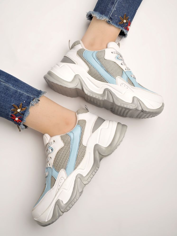     			Stylestry Gray Women's Sneakers