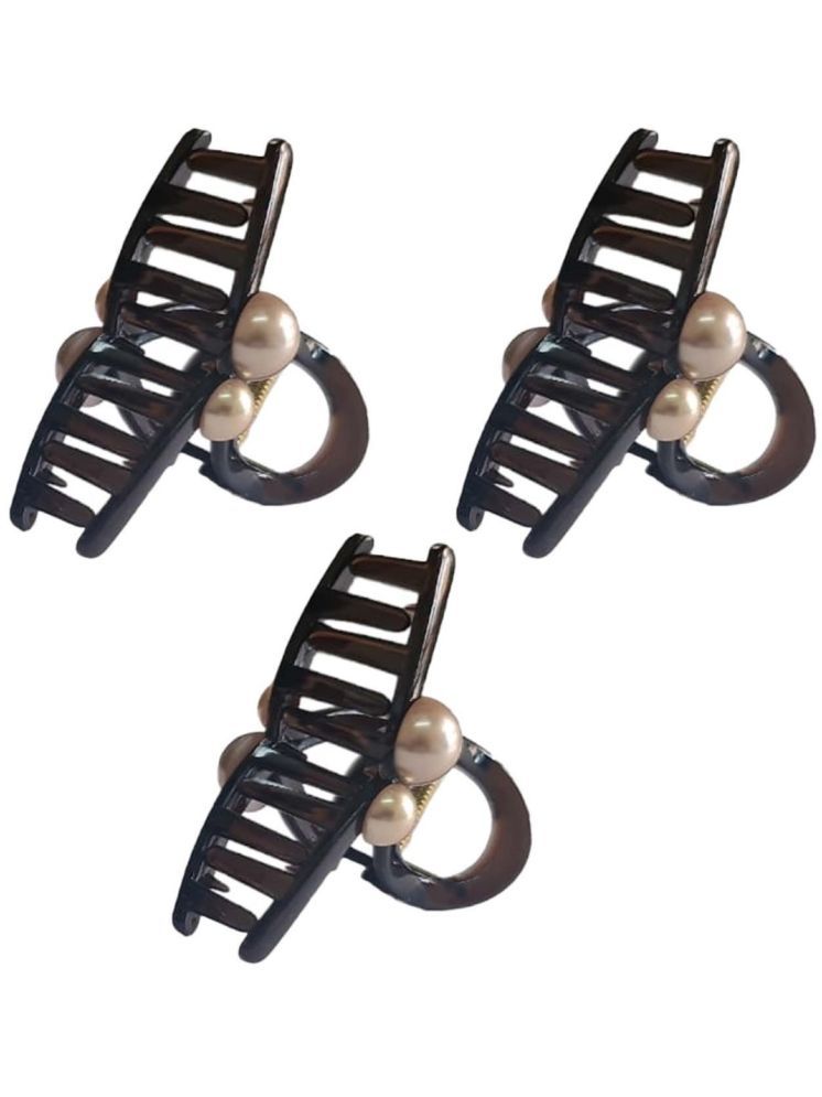     			Unicorn Brown Comb Clip ( Pack of 3 )