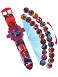 Digital Kids Cartoon  Watch with 24 Images Projector (Random Cartoon Character)