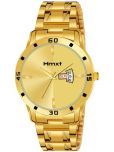 HMXT Gold Stainless Steel Analog Men's Watch