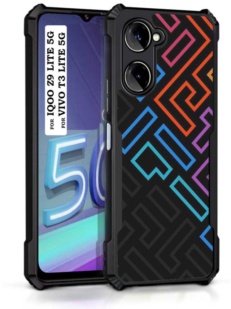     			COBERTA Multicolor Printed Back Cover Polycarbonate Compatible For iQOO Z9 Lite 5G ( Pack of 1 )