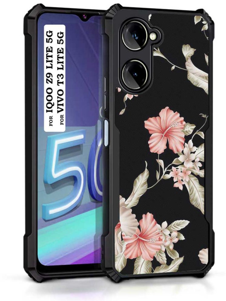     			COBERTA Multicolor Printed Back Cover Polycarbonate Compatible For Vivo T3 Lite 5G ( Pack of 1 )