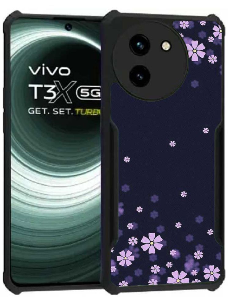     			COBERTA Multicolor Printed Back Cover Polycarbonate Compatible For Vivo T3x 5G ( Pack of 1 )