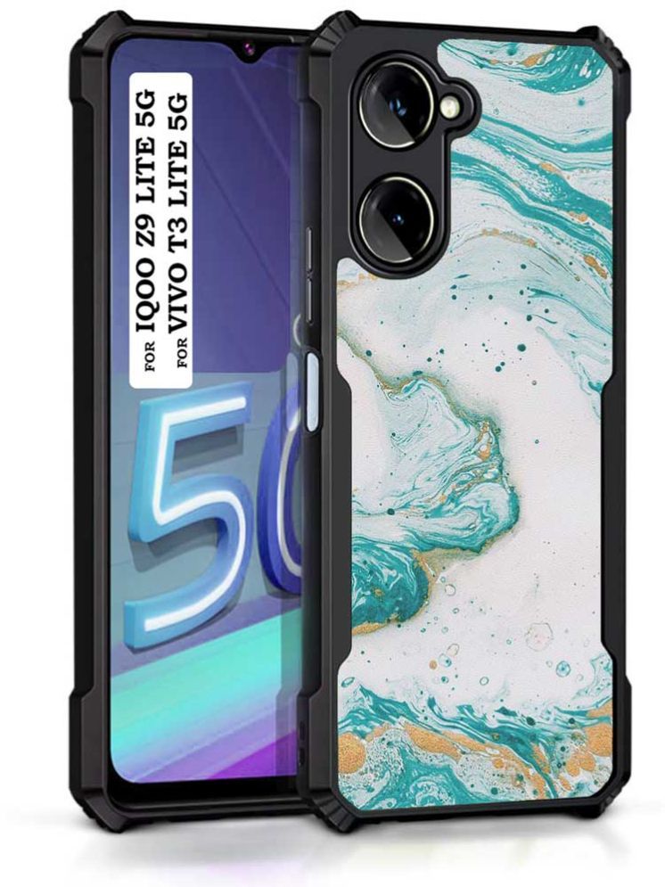     			COBERTA Multicolor Printed Back Cover Polycarbonate Compatible For Vivo T3 Lite 5G ( Pack of 1 )