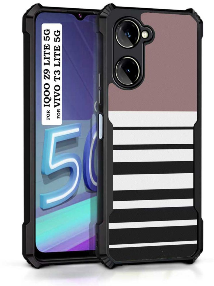     			COBERTA Multicolor Printed Back Cover Polycarbonate Compatible For Vivo T3 Lite 5G ( Pack of 1 )