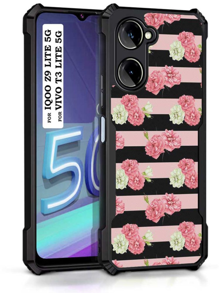     			COBERTA Multicolor Printed Back Cover Polycarbonate Compatible For Vivo T3 Lite 5G ( Pack of 1 )