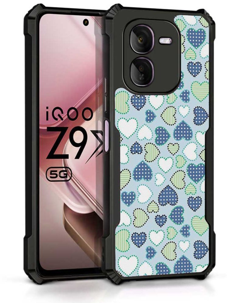     			COBERTA Multicolor Printed Back Cover Polycarbonate Compatible For iQOO Z9x 5G ( Pack of 1 )