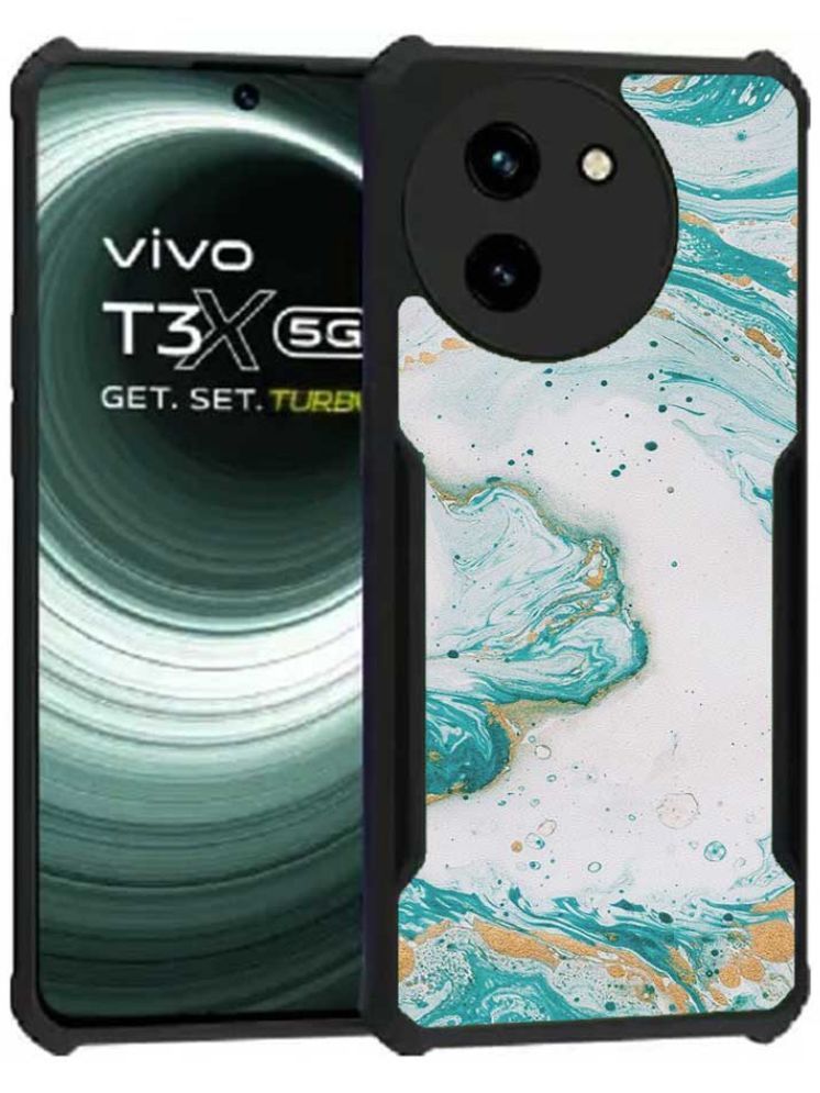     			COBERTA Multicolor Printed Back Cover Polycarbonate Compatible For Vivo T3x 5G ( Pack of 1 )