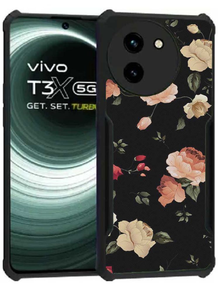     			COBERTA Multicolor Printed Back Cover Polycarbonate Compatible For Vivo T3x 5G ( Pack of 1 )