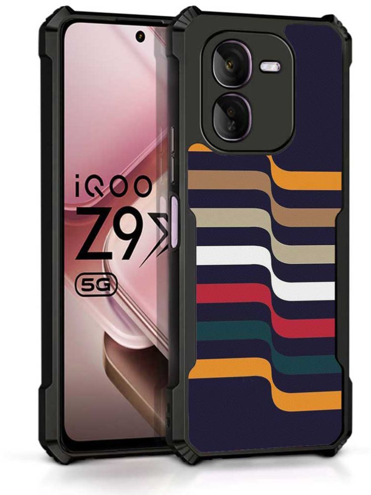     			COBERTA Multicolor Printed Back Cover Polycarbonate Compatible For iQOO Z9x 5G ( Pack of 1 )