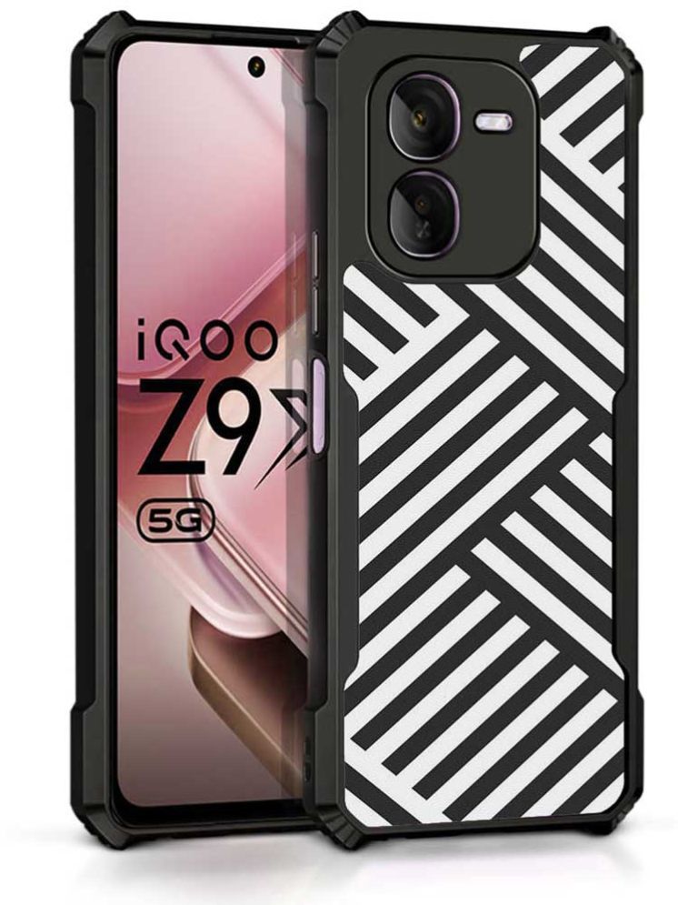     			COBERTA Multicolor Printed Back Cover Polycarbonate Compatible For iQOO Z9x 5G ( Pack of 1 )