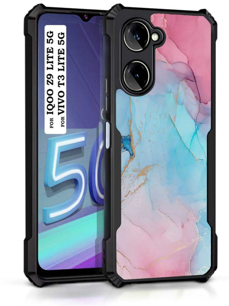     			COBERTA Multicolor Printed Back Cover Polycarbonate Compatible For Vivo T3 Lite 5G ( Pack of 1 )