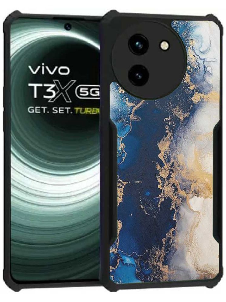     			COBERTA Multicolor Printed Back Cover Polycarbonate Compatible For Vivo T3x 5G ( Pack of 1 )