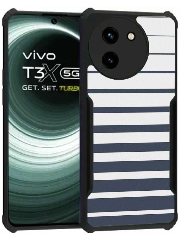     			COBERTA Multicolor Printed Back Cover Polycarbonate Compatible For Vivo T3x 5G ( Pack of 1 )