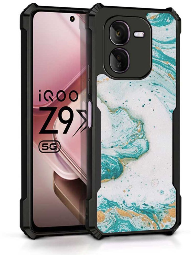     			COBERTA Multicolor Printed Back Cover Polycarbonate Compatible For iQOO Z9x 5G ( Pack of 1 )