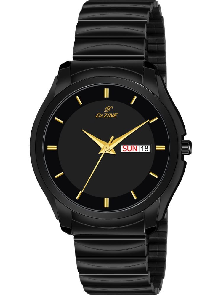     			Dezine Black Metal Analog Men's Watch