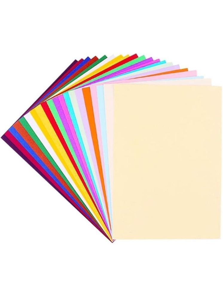     			Eclet A4 50 Coloured Sheets (5 Sheets each 10 color) Copy Printing/Art and Craft Paper Double Sided ColouredOffice Stationery Children's Day Gift, Birthday Gift, Party Favors,christmas decor etc.111