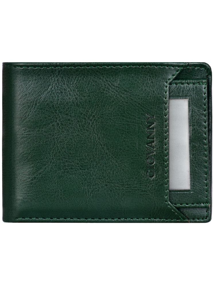     			GIOVANNY Green Faux Leather Men's Regular Wallet ( Pack of 1 )