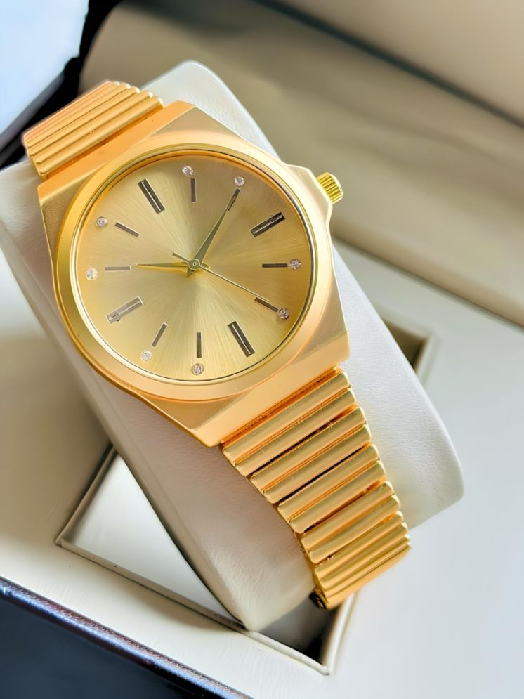     			LOUIS KOUROS Gold Metal Analog Womens Watch