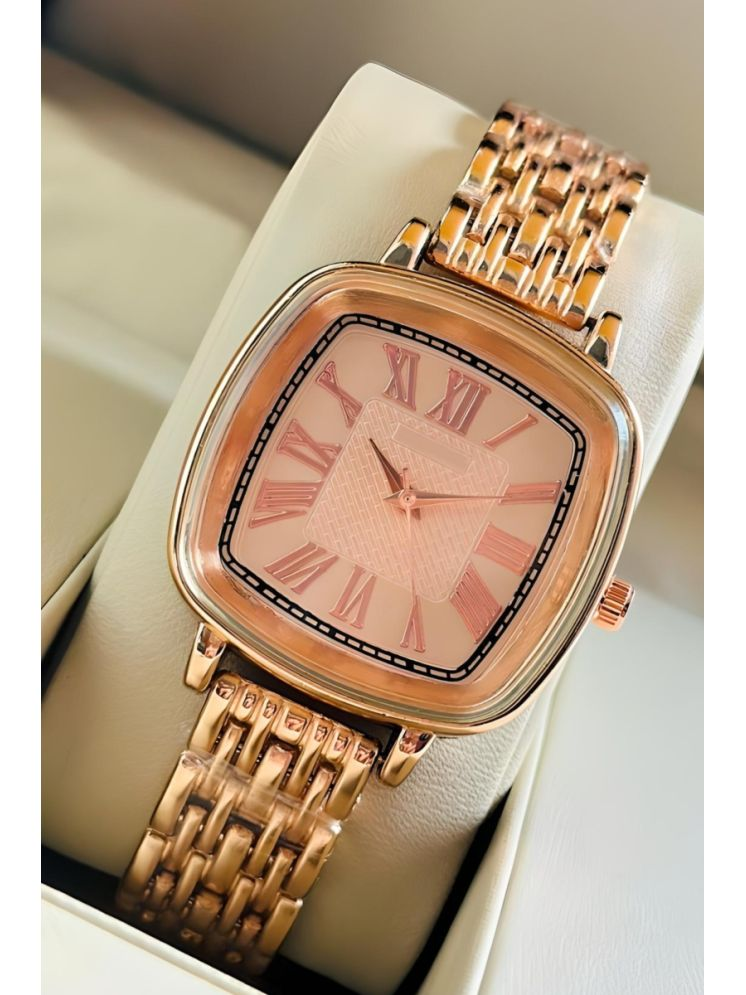     			LOUIS KOUROS Rose Gold Metal Analog Womens Watch