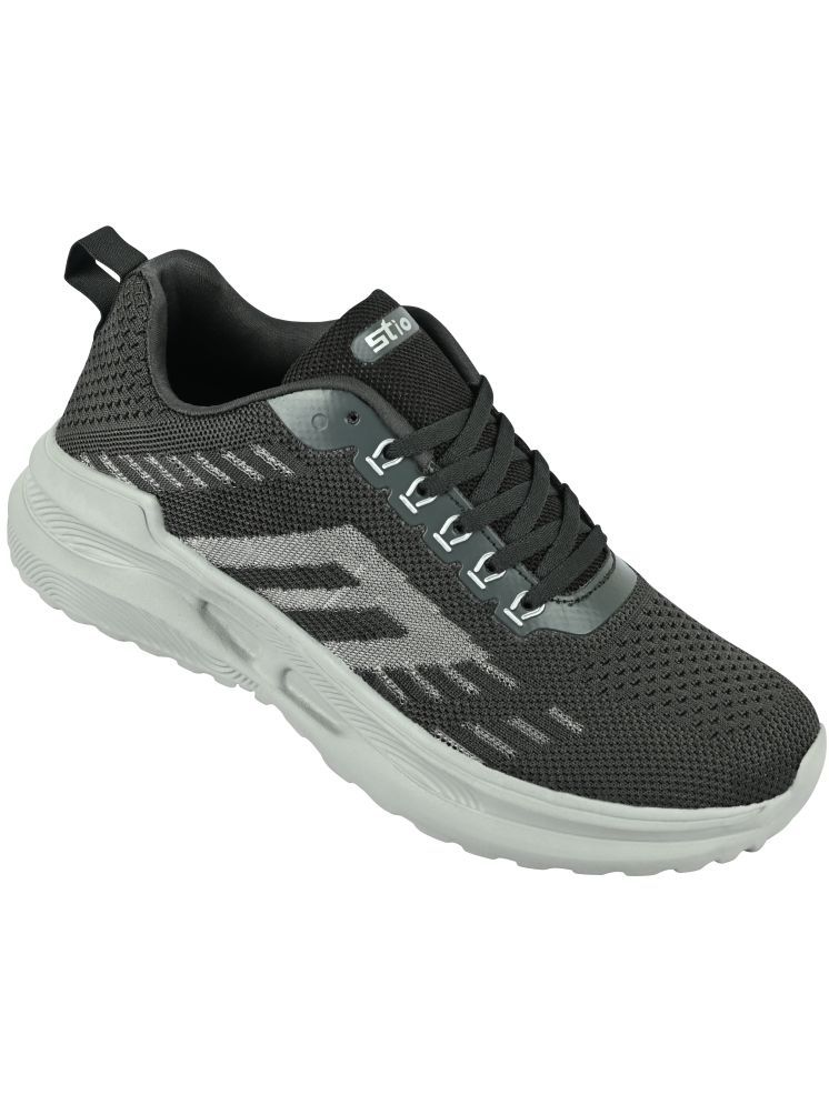     			STIO 4035-GREY Gray Men's Sports Running Shoes