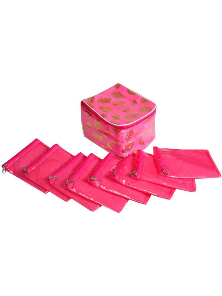     			SUNESH CREATION Pink Jewelry Cases ( 1 Pc )