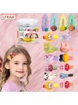 Lykaa Tiny Baby Tic Tac Hair Clip Multi Design Combo Hair Accessories for Girl - 16 Pcs (Multicolor)