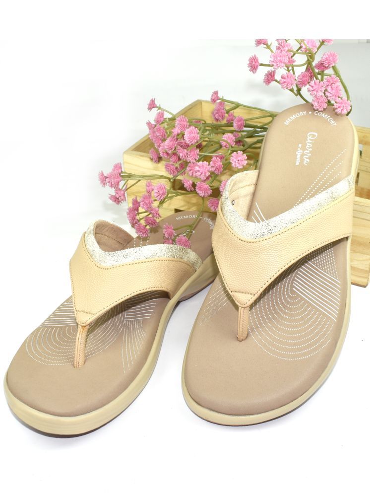     			Ajanta Beige Women's Flats