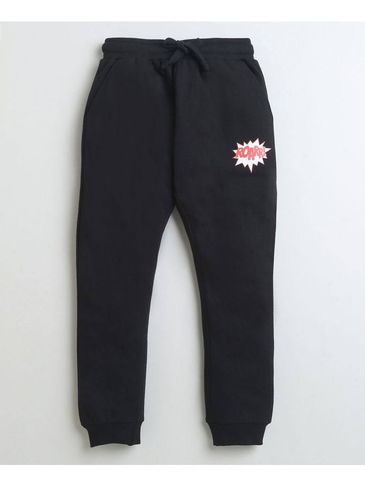     			BUMZEE Pack of 1 Boys Cotton Trackpant ( Black )