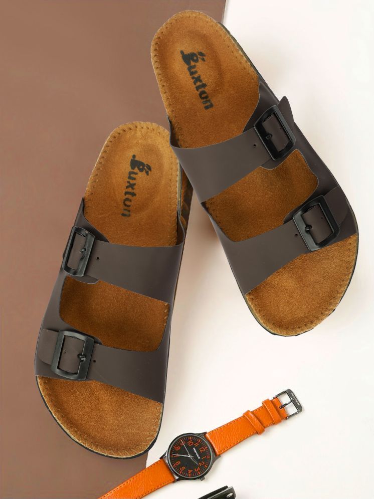     			Buxton - Brown Men's Floater Sandals