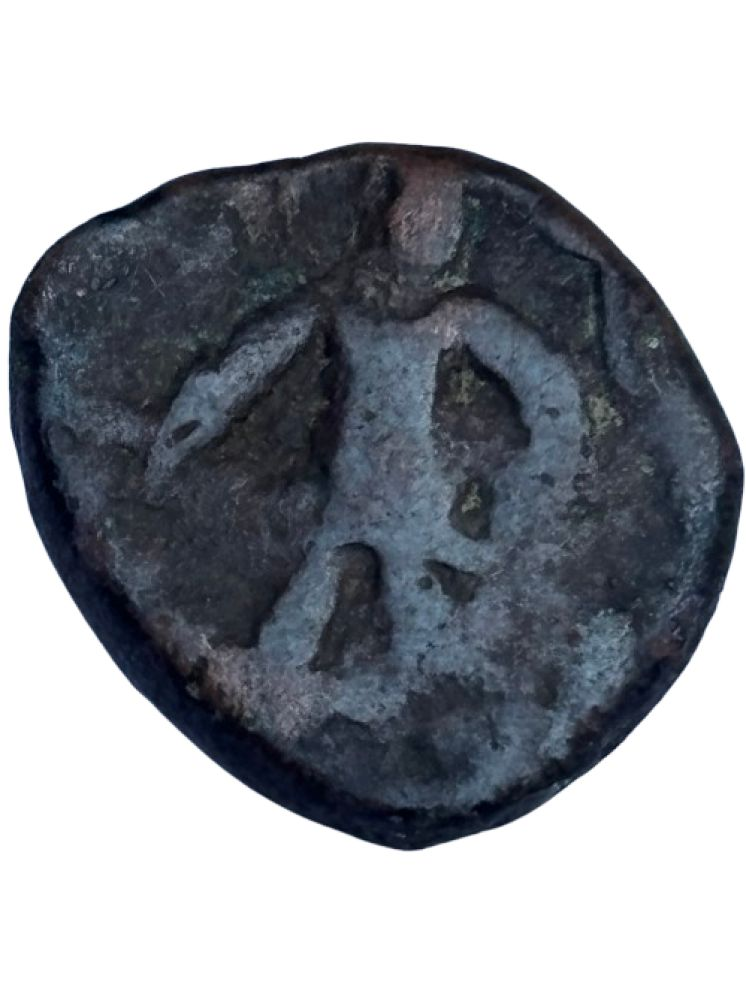     			EXTREMELY RARE AND ANCIENT HALF UNT KUSHAN TETRADRACHAM COIN IN AMAZING CONDITION