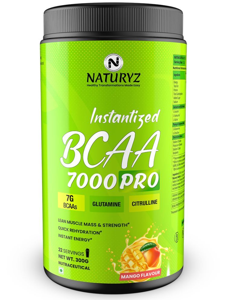     			NATURYZ N-BCAA 7000 PRO-300g-Mango Flavour 300 gm