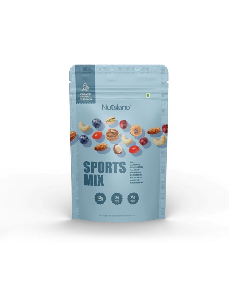     			Nutslane Sports Trail Mix Premuim Nuts and Berries Healthy Snacks - 200g