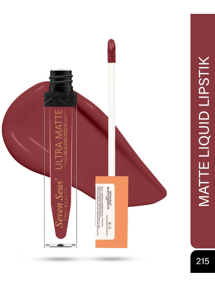     			Seven Seas Ultra Matte BOLD,VIVID,SMOOTH The Luxurious Smooth Liquid Lipstick(Medium Carmine)