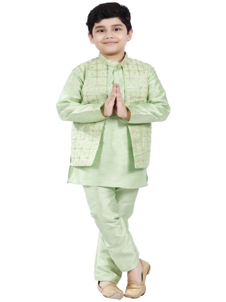     			s muktar garments Green Rayon Boys ( Pack of 1 )