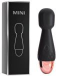 Calmras Mini Black Wand Massager, Easy To Carry Compact Massager, 10 Modes, USB Rechargeable