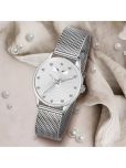 EEWHI Silver Brass Analog Womens Watch