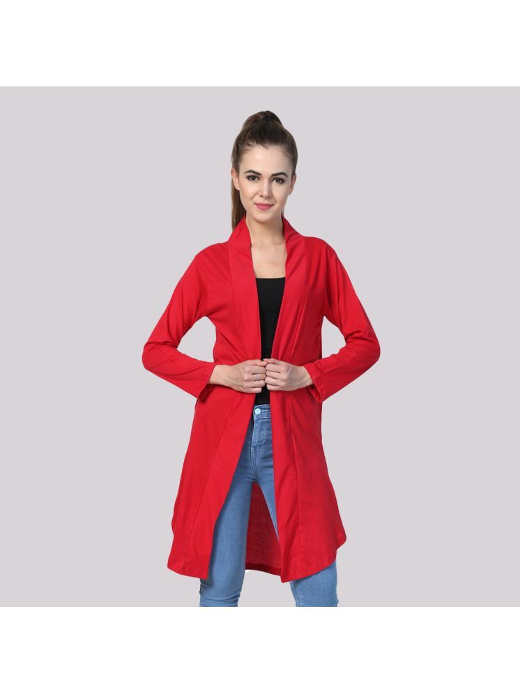     			Affair Cotton Women's Shrugs - Red ( Single )