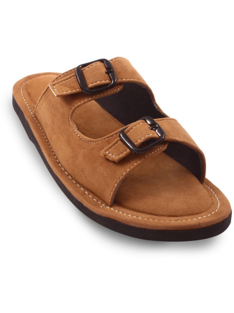     			Apratim Tan Men's Mule