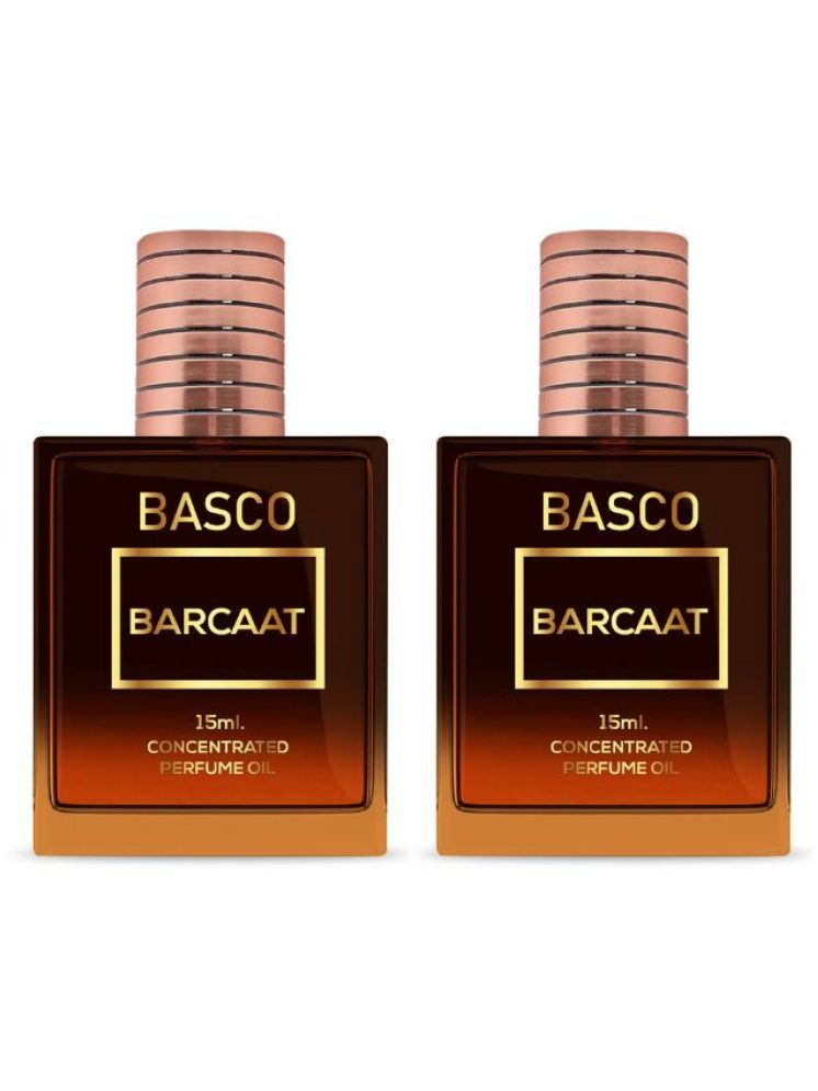     			BASCO Amber Non- Alcoholic Below 50ml Attar ( Pack of 2 )