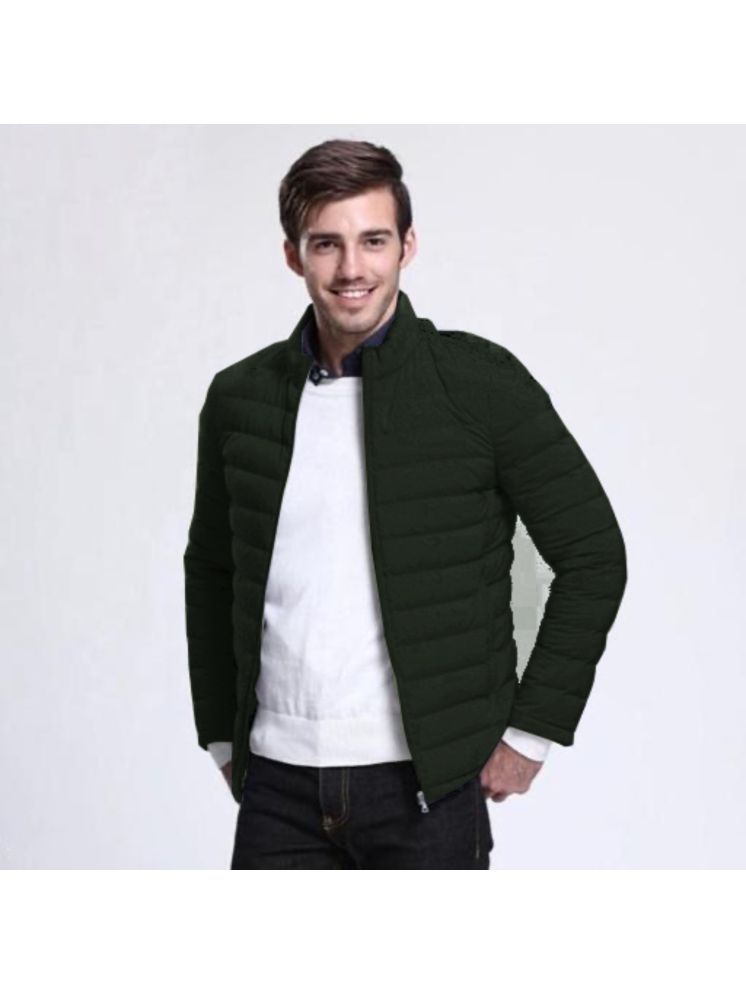     			CAT BUNNY Polyester Men's Puffer Jacket - Green ( Pack of 1 )