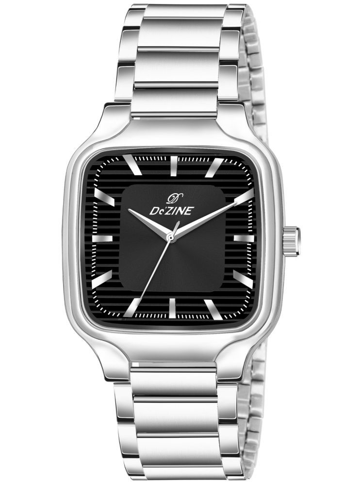     			Dezine Silver Metal Analog Men's Watch