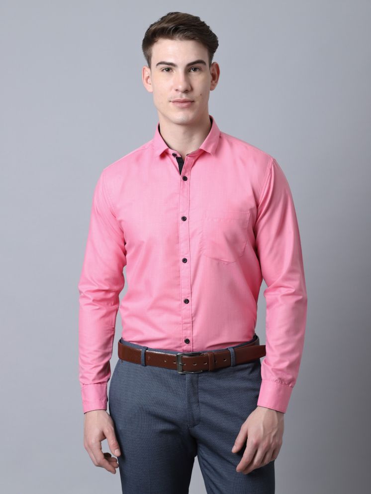     			MAJESTIC MAN Cotton Blend Slim Fit Full Sleeves Men's Formal Shirt - Magenta ( Pack of 1 )